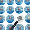 Etiquetas Autoadhesivas Color Personalizado Impresión Pequeño Lote Impermeables PVC Pet Plateado Mate Pegatinas de Dragón con Adhesivo
