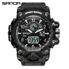 Reloj Electrónico de Moda Transfronterizo Sanda para Hombre Resistente al Agua Luminoso Despertador Multifuncional Reloj Deportivo para Hombre en stock Suministro Directo