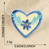 Etiqueta de bordado por computadora, accesorios, insignia de dibujos animados en forma de corazón, etiqueta de tela autoadhesiva, etiqueta bordada, parche de cuenta de mano, etiqueta de tela, pegatina de tela