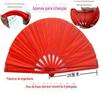 Estudante crianças dança performance ventilador rosto liso kung fu ventilador engenharia fratura plástica constantemente aberto alto atacado