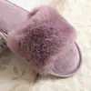 Chinelos de casa cruzados imitação de pelo de coelho pequeno com strass chinelos de pelúcia chinelos quentes para casa senhoras fabricantes atacado
