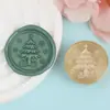 Sello de Cera Navideño Personalizado con Cabeza de Cobre Latón Grabado Diseño Patrón Sello de Cera para Cerrar Sobres Sello de Cabeza