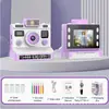 Novo Modelo Transfronteiriço de Câmera Instantânea Infantil com Impressora Térmica para Tirar Fotos, Câmera de Impressão de Entrada da Moda para Estudantes