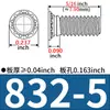 Tuercas Remachables Hechas en EE. UU. FH-256/440/632/832/0420/0518/0616-Tuercas Remachables