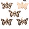 Estilo Gótico Vintage Calavera Mariposa Goteo de Aceite DIY Aleación Joyería Accesorios Pulsera Collar Colgante W345
