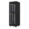 Gabinete de servidor personalizado 18-42U gabinete de red con puerta de vidrio, gabinete de equipo de red para sala de monitoreo, gabinete de amplificador de potencia