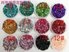 Lentejuelas Cóncavas y Convexas DIY Redondas de 4 mm Lentejuelas Plateadas de Fondo para Accesorios de Ropa Lentejuelas Cosidas a Mano