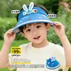 Sombrero de Protección Solar, Sombrero de Sol de Verano Abierto Anti-UV para Niños y Niñas, Sombrero de Sol Transpirable para Niños con Ventilador Desmontable