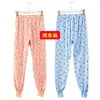 Pantalones Térmicos de Algodón Holgados para Mujer de Edad Avanzada, Pantalones Cálidos de Lino para Personas de Mediana Edad y Mayores, Calzones Estampados Talla Grande para Primavera y Otoño