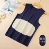 Chaleco de Parche para Pareja para Hombre sin Costuras con Forro Polar Grueso Acolchado Protección para el Vientre Cálido Chaleco para la Espalda Cálido Chaleco de Parche para Pareja