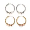 Moda Europea y Americana Estilo Caliente Pendientes Simples en Forma de C Chapados en Oro Pendientes de Perla de Imitación Venta al por Mayor Pendientes Nuevos Transfronterizos