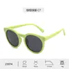 Gafas de Sol Infantiles de Nuevo Estilo con Monturas Suaves y Cómodas, Monturas Redondas Retro para Hombres y Mujeres, Polarizadas y Protectoras contra Rayos UV 23074