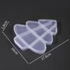 En stock Caja de Almacenamiento Transparente de PP Mariposa Rosa Amor Flor de Ciruelo Concha Dibujos Animados con Tapa Plástico para Joyería de Cuentas DIY