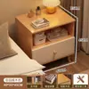 Mesita de Noche Pequeña Simple Moderna Gabinete Pequeño Simple Gabinete de Almacenamiento Habitación de Alquiler Dormitorio Hogar Estante de Almacenamiento de Mesita de Noche