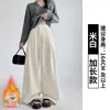 Pantalones de traje de pana para mujer, nuevo estilo primavera y otoño, adelgazantes y con caída, pantalones casuales para figuras petite, pantalones anchos de pierna recta estilo coreano