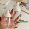 Botella Dispensadora Tipo Presión, Tamaño de Viaje Portátil Muestra Maquillaje Hidratante Botella de Spray, Botella de Loción al Vacío, Botella de Spray para Alcohol