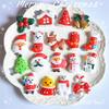 Accesorios de decoración navideña hechos a mano para el cabello de niños, material de resina, fábrica de muñecos de nieve de Papá Noel.