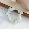 Accesorio para el Cabello Estilo Coreano Transfronterizo para Chicas de Campus con Patrón de Mariposa de Pedrería, Ultra Suave, No Daña el Cabello, Coletero Estilo Primavera