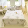 Sábana de Cama de Algodón 100% Clase A Algodón de Xinjiang Engrosada Cepillada Estampado Floral Funda Nórdica de Algodón Individual Doble Persona Cuatro Estaciones Uso en el Hogar