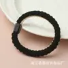 Goma para el Cabello Gruesa Trenzada Bicolor, Banda Elástica Ancha para Cola de Caballo Alta, Cuerda Elástica de Alta Elasticidad para el Cabello, Goma para el Cabello de Mujer, Goma para Moño