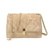 Bolso de Cadena Romboidal Texturizado al por Mayor para Mujer 2026 Primavera Nuevo de Moda Simple Celebridad de Internet Moda Bolso de Hombro Cruzado