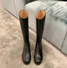 Versión de Piel de Vaca con un Diseño Increíble~ Botas Altas Largas de Cuero Bordadas con Camelia para Otoño e Invierno con Cremallera Trasera para Mujer, Botas de Monta