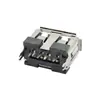 Conector USB 2.0 Af Plug Reto Vertical 180 Graus A=10.0Mm Plug Vertical Pino Reto USB Conector Dip Interface