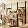 Perchero de pie perchero de pie perchero de secado de ropa para interiores gancho para ropa perchero multifuncional perchero simple