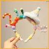 Diadema Hecha a Mano Color Twister Año de Cumpleaños para Niños Accesorios para Fiesta Infantil Atrezzo Decorativo Linda Foto de Bebé