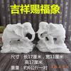 Escultura de elefante fofa Imitação de elefante mármore branco par de elefantes pequenos enfeites pequenos para casa balcão de loja artesanato frete grátis novo