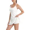 2026 Verano Europa y América Tiktok Transfronterizo Ropa de Mujer Casual Deportiva Color Sólido Espalda Tirantes Cruzados Conjunto de Camisola