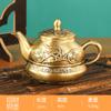 Venta al por mayor de fábrica Tetera de latón olla para vino juego de té juego de vino olla con paisaje de dragón y fénix tetera