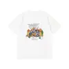 Camiseta de Moda Casual de Manga Corta para Hombre, Diseño Versátil de Moda, Camiseta de Algodón Puro Holgada para Pareja para Verano