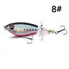 Isca para Arremesso de Longa Distância, Adequada para Pesca de Superfície, Universal para Lucio, Robalo, com Duas Caudas Duplas e Hélice para Pesca Flutuante