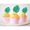 Vestido de Pastel Tarjeta de Disfraz Cactus Árbol de Coco Decoración de Cumpleaños Enchufe Hoja de Plátano Hierba Trébol de Cuatro Hojas Tarjeta de Planta