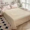 Sábana de cama auténtica 13376 de algodón puro, sábana de cama de ancho amplio 100% algodón, sábana de cama estampada de color liso, sábana de cama de algodón puro de alta calidad hecha a medida