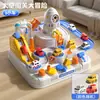Pista de Aventura para Carros Estacionamento de Carros Trem Pequeno de Brinquedo Caminhão de Bombeiros Brinquedos Educativos Infantis para Meninos e Meninas