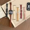 Correa Delgada de Cuero Estilo Ballet Adecuada para Apple Watch 11, Banda para Muñeca Apple Watch Ultra/Se7 Generación
