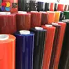 Película de PVC película de PVC transparente de color grosor 0.2 color claro adhesivo de color película de embalaje método de calandrado de PVC