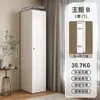 Armario ropero combinado para dormitorio, armario de almacenamiento moderno minimalista, gabinete de acero a juego para uso doméstico