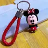 Nuevo Llavero de Dibujos Animados de Mickey, Lindo Colgante para Bolsa de Tigger, Cuerda Tejida Pato Donald Regalo Promocional