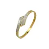 Pulsera de Acero de Titanio y Concha Blanca con Hebilla de Diamante de Lujo Ligero y Gama Alta Diseño Ins Moda y Versátil Pulsera Abierta