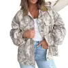 Chaqueta de Mezclilla Retro Europea y Americana Transfronteriza 2026 Hojas Secas Camuflaje Solapa Holgada Hombro Caído Chaqueta de Trabajo