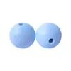 Cuentas de Silicona de 15 mm, Redondas para Pulsera de Abalorios DIY, Llavero, Accesorios para Joyería, Cuentas Sueltas al por Mayor en Stock