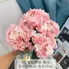 Buquê de Flores Artificiais para Casamento, Hortênsia Princesa Imperial, Arte Floral para Decoração de Hotel de Casamento, Arranjo Floral para Guia de Caminho de Casamento, Arranjo Floral de Base