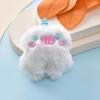 Muñeco de Peluche Nuevo Monstruo de Pelo Largo con Monóculo Color Dopamina Accesorios de Ropa de Dibujos Animados Bufanda Decoración de Bolsa DIY