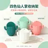 Estante de almacenamiento multifuncional de pared con forma de cactus para teléfono de mesita de noche, herramientas de maquillaje y almacenamiento de baño