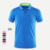 Camiseta de Secagem Rápida com Gola Manga Curta Roupa de Academia de Alto Padrão Camisa Polo Esportiva Impressão Publicitária Camisa Cultural Impressão