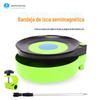 Bandeja magnética completa para isca, caixa de pesca com suporte para cadeira de pesca, fivela de inserção no solo, isca solta três em um, bacia universal