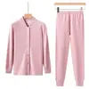 Ropa de Otoño y Pantalones para Mujeres de Mediana Edad y Mayores Cárdigan de Algodón Holgado Talla Grande Ropa Interior Térmica Básica para Papá Traje para Hombre para Mamá